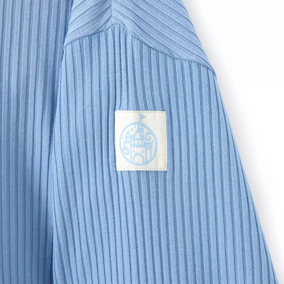 Women's Disney Light Blue Ribbed Minnie Mouse Hoodie and Jogger Set XS - Picture 4 of 16